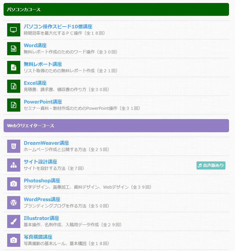 ネットビジネススクールIBMのカリキュラム